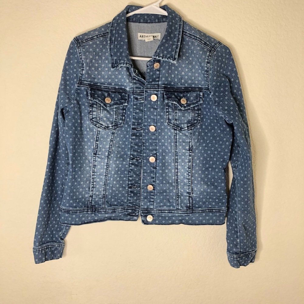 Artisan NY Printed Jean Jean Jacket